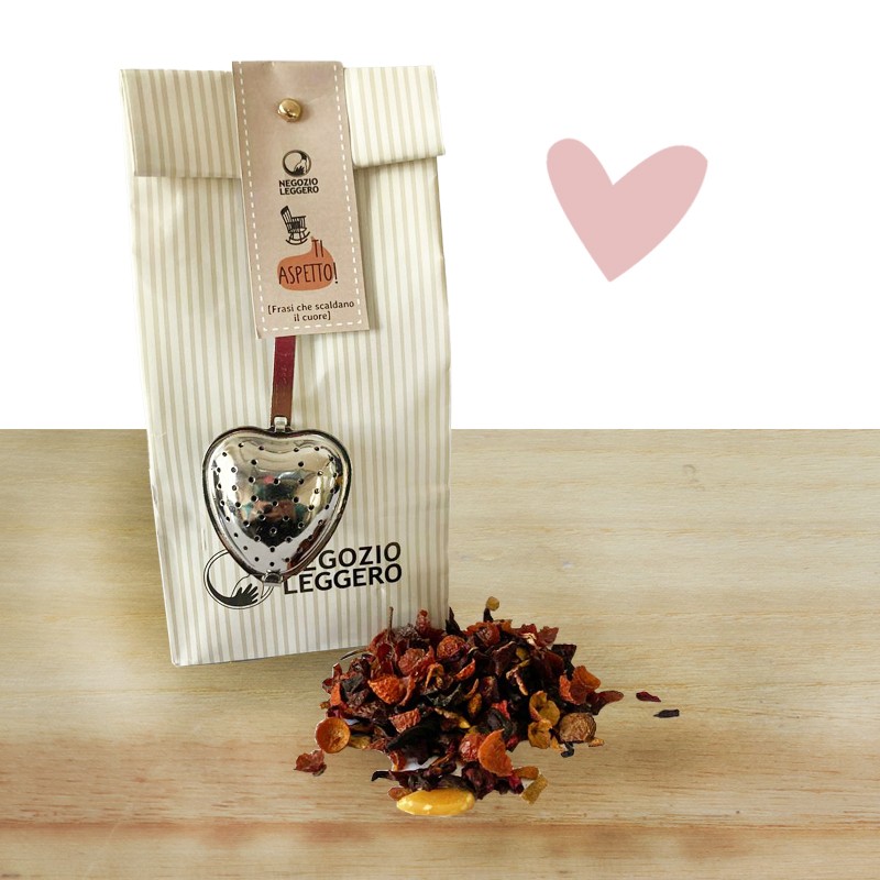 TI ASPETTO! - FUOCO DEL CAMINETTO E INFUSORE A CUORE