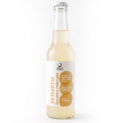 BEVANDA FERMENTATA CON COLTURE DI KEFIR ZENZERO, LIMONE E CURCUMA