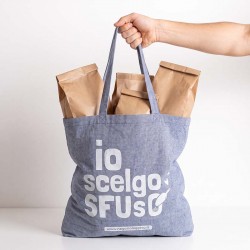 BORSA IO SCELGO SFUSO IN COTONE RIGENERATO