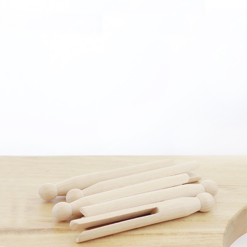 Confezione Da 100 Mollette In Legno Nero 10,2 Cm – Robuste, Antiumidità, Per Stendere Vestiti E Progetti Fai-da-te