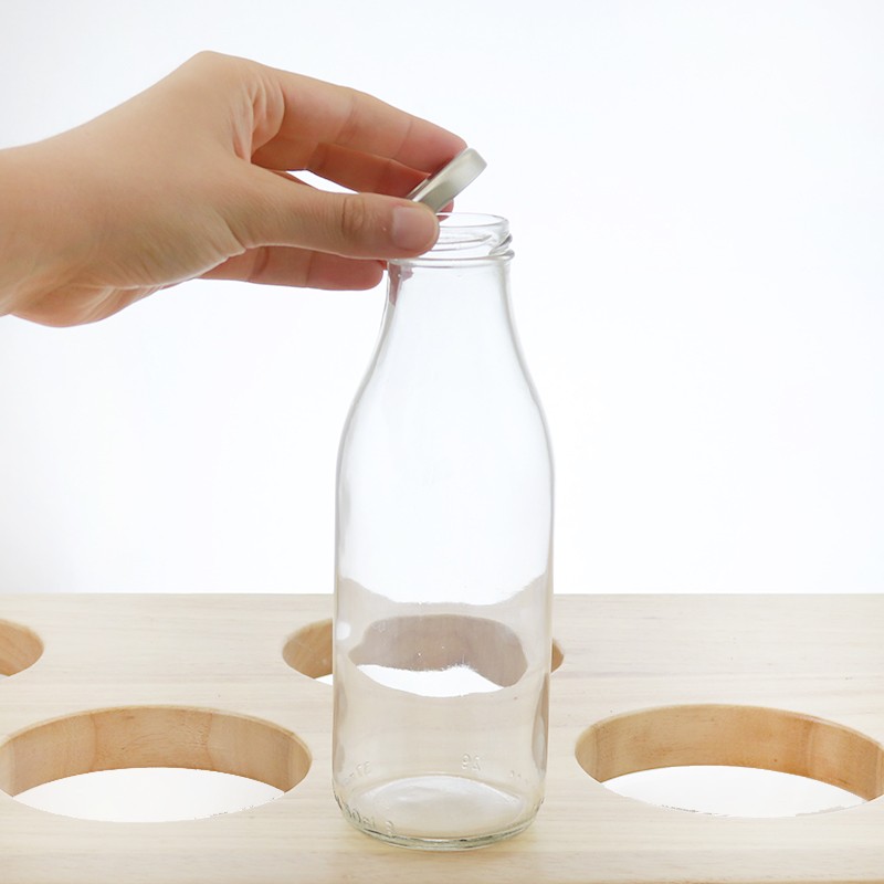 Bottiglie In Vetro Vichy Verde Da 1 Litro - Confezione Da 15 Pezzi Senza Tappo, Per Acqua O Bevande - Foto 8