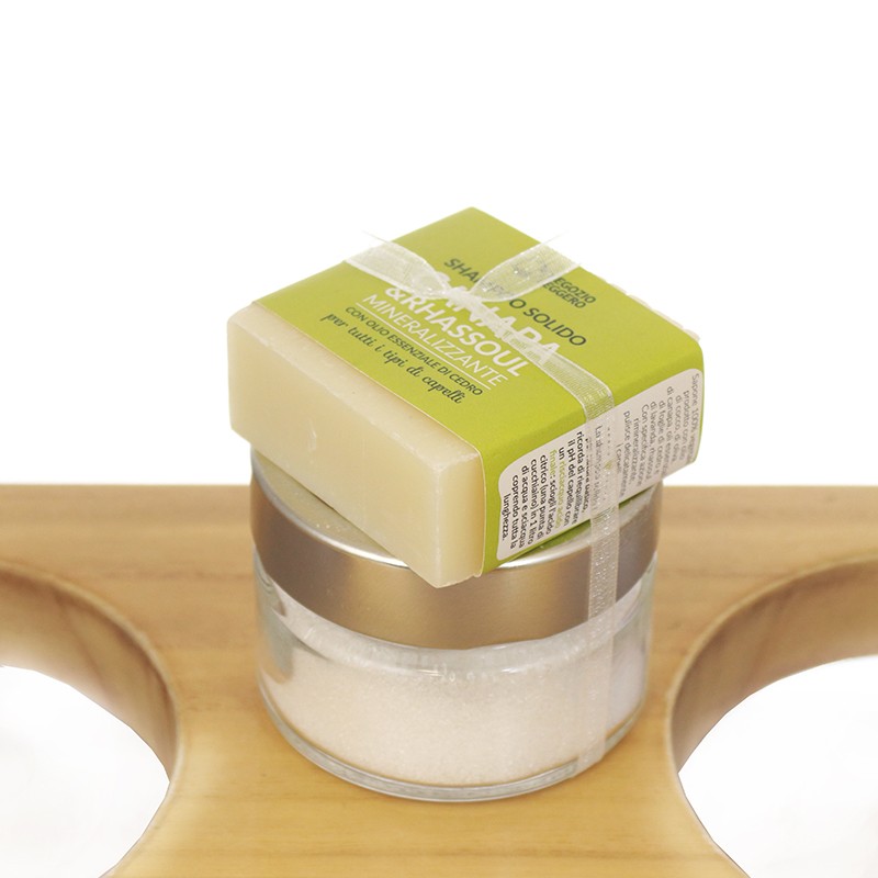 SHAMPOO SOLIDO ALLA CANAPA + ACIDO CITRICO