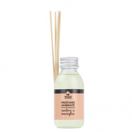 Pajoma Profumo Per Ambienti Sandalo E Ambra – Diffusore Con 8 Bastoncini Rattan – 50 Ml, Prodotto In Germania