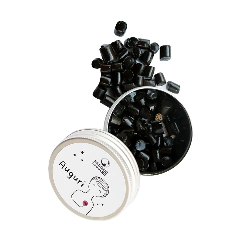 SCATOLINA CON TRONCHETTO DI LIQUIRIZIA