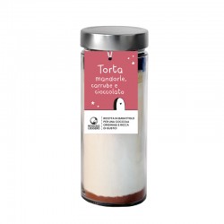 RECETTE EN BOCAL : GÂTEAU AMANDES, CAROUBE ET CHOCOLAT