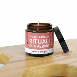 CANDELA DI SOIA RITUALI D'INVERNO