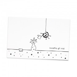 BIGLIETTO D’AUGURI - INNAFFIA GLI INIZI