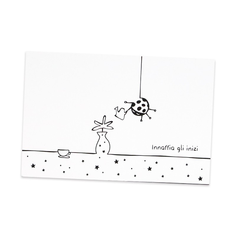 BIGLIETTO D’AUGURI - INNAFFIA GLI INIZI