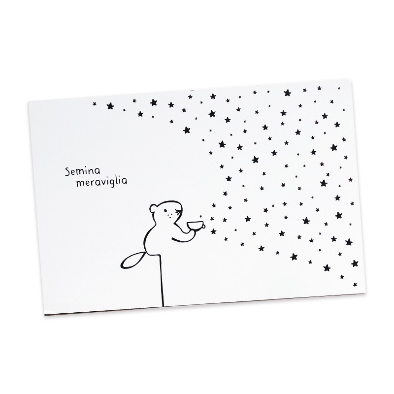 BIGLIETTO D’AUGURI - SEMINA MERAVIGLIA