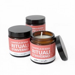 CANDELA DI SOIA RITUALI D'INVERNO